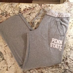 VS Pink Penn State Wide-Leg Sweat Pants